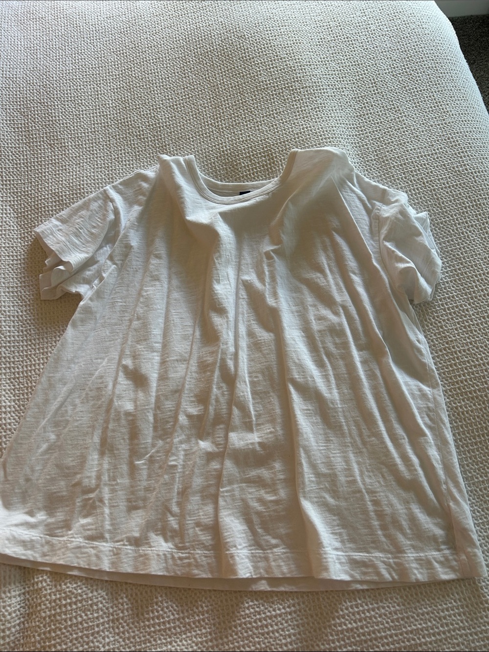 Old Navy White Short-Sleeve Kids Tee - Classic Crew
